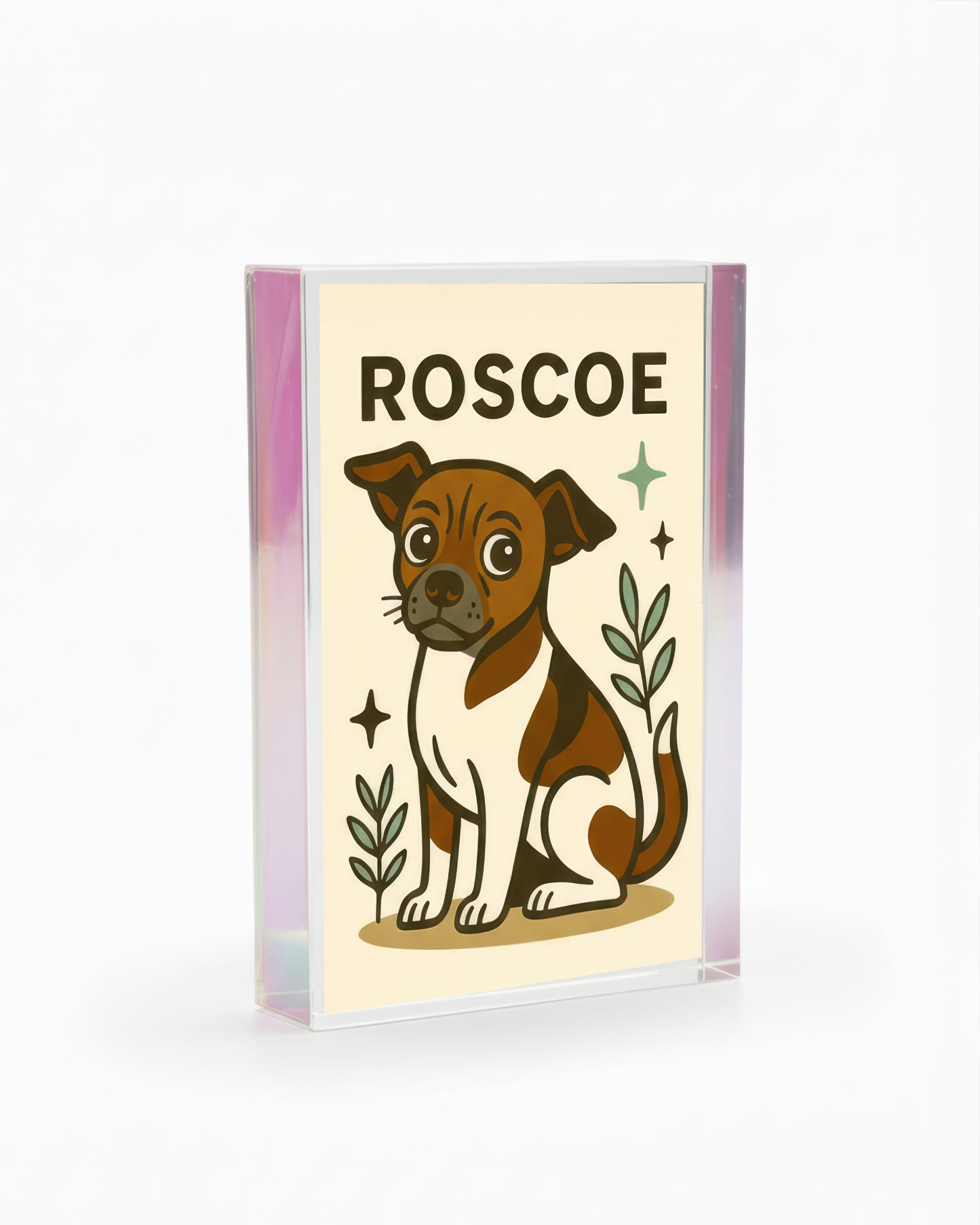 Magic Pet Portraits ✨🐾 | 2”x3” Custom Glossy Mini Print with Peelable Sticker Backing + Digital Download