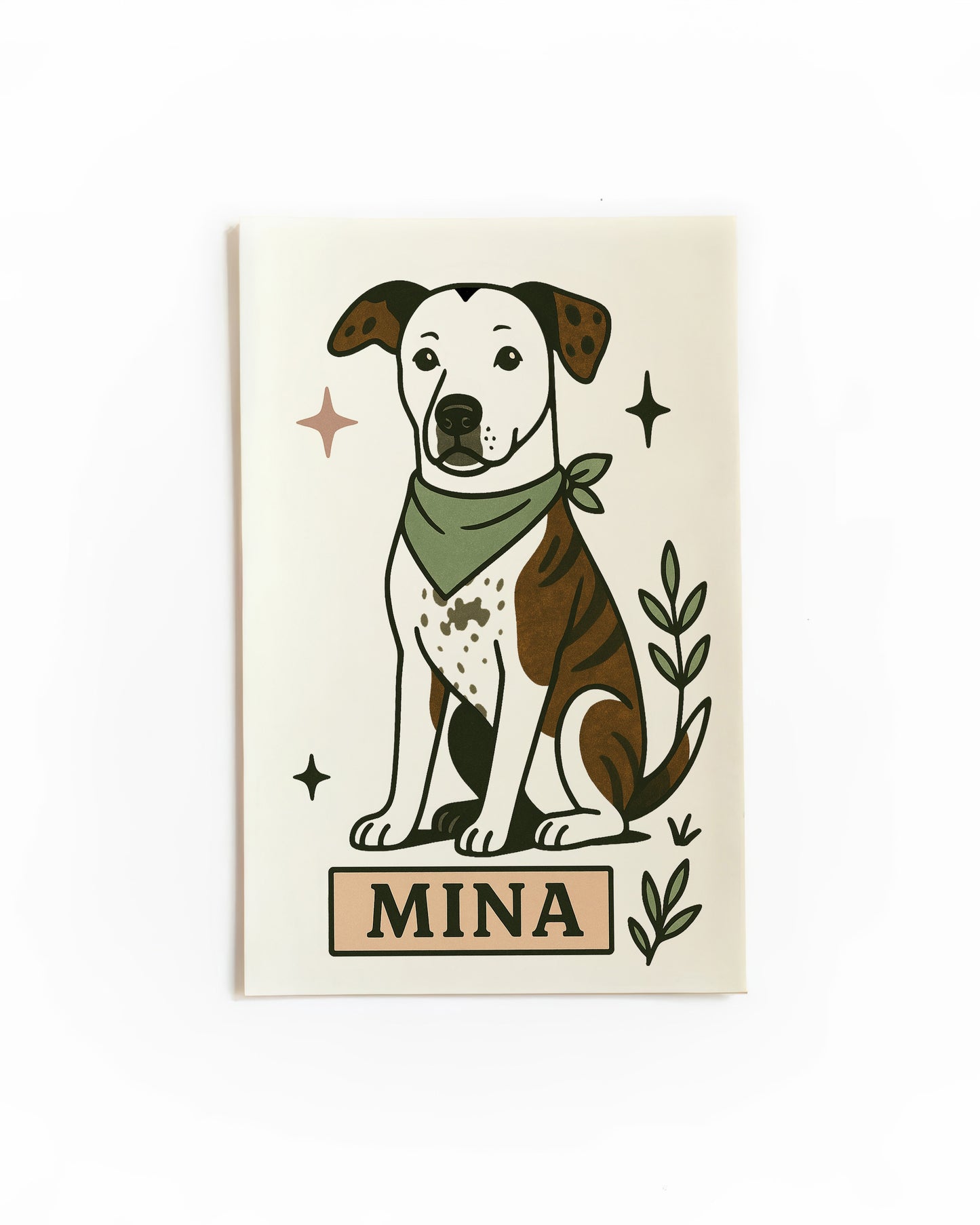 Magic Pet Portraits ✨🐾 | 2”x3” Custom Glossy Mini Print with Peelable Sticker Backing + Digital Download