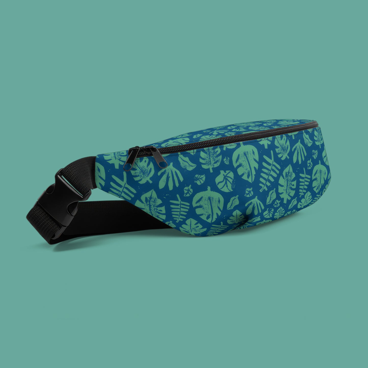 Tropical Block Print Fanny Pack