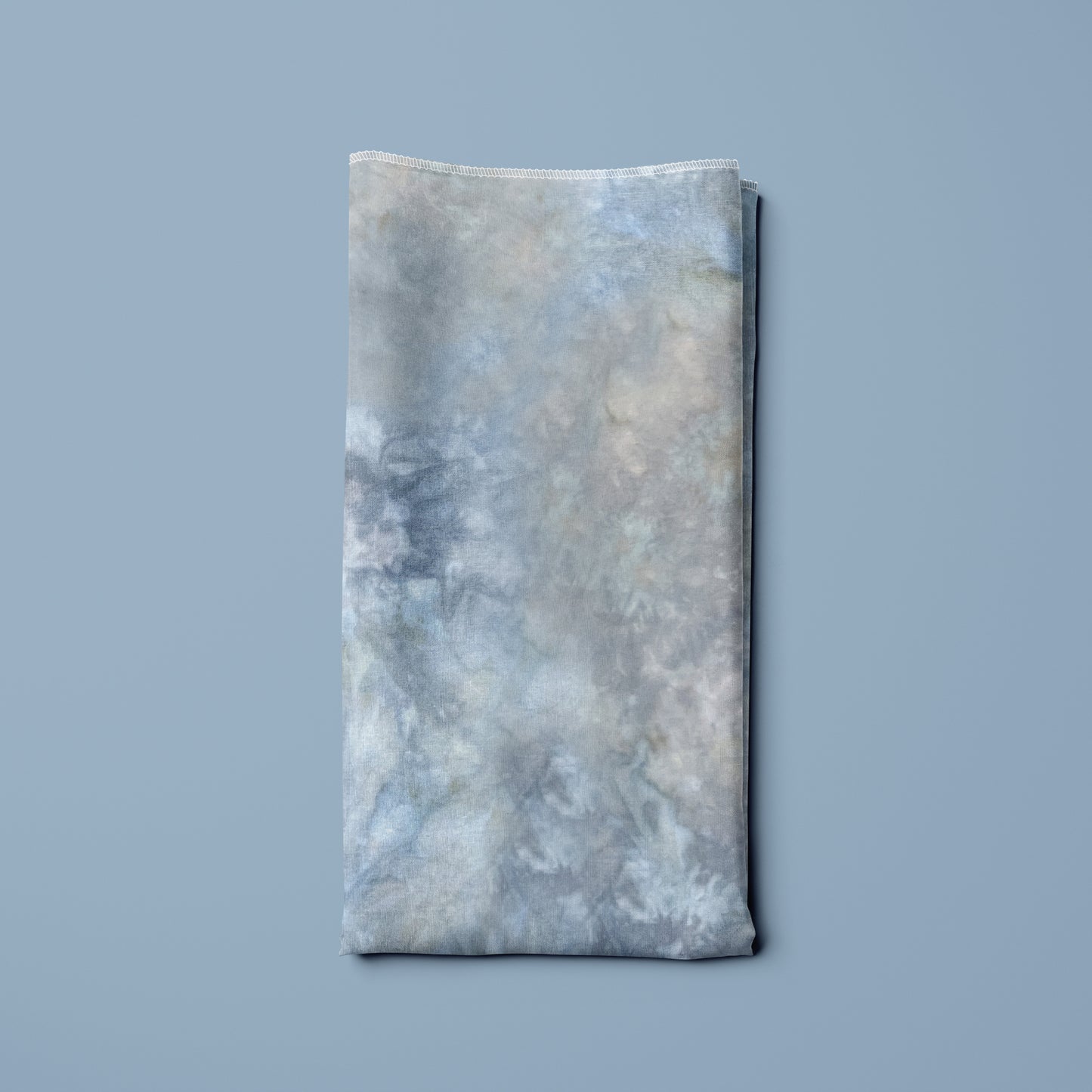 Ice Blue Ice Dye Bandana