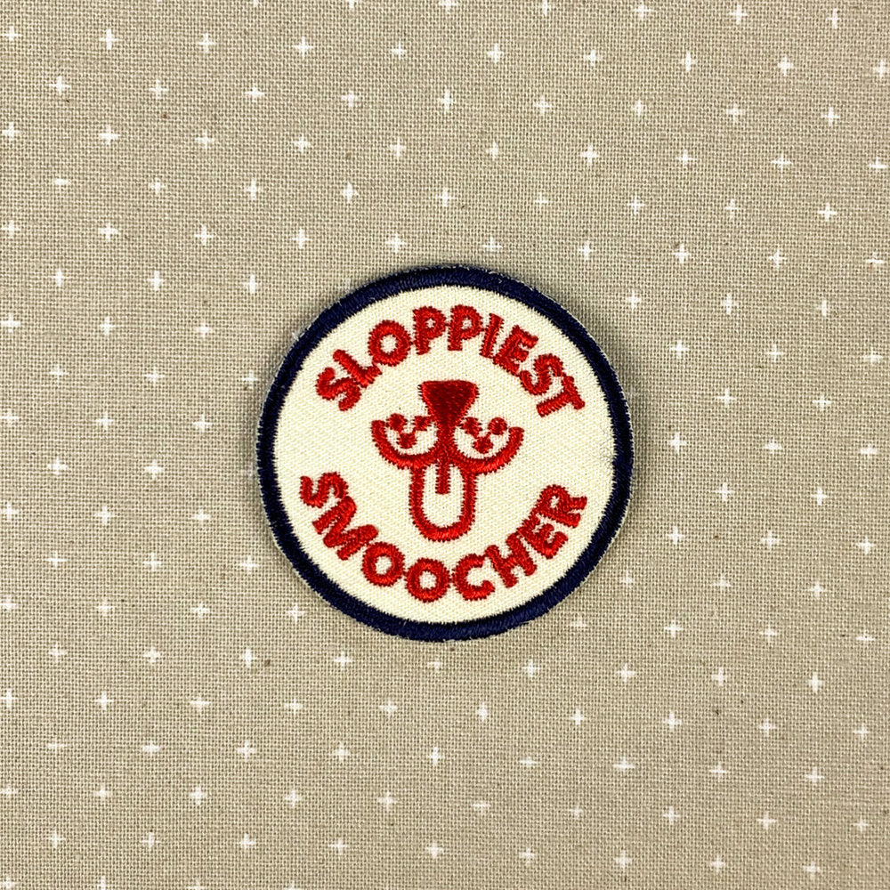 Sloppiest Smoocher - Dog Merit Badge