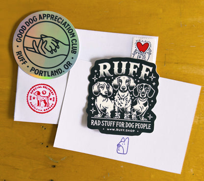 RUFF & Friends Sticker Club – Monthly Snail Mail for Dog People