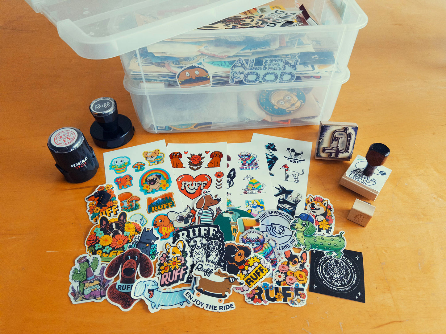 RUFF & Friends Sticker Club – Monthly Snail Mail for Dog People
