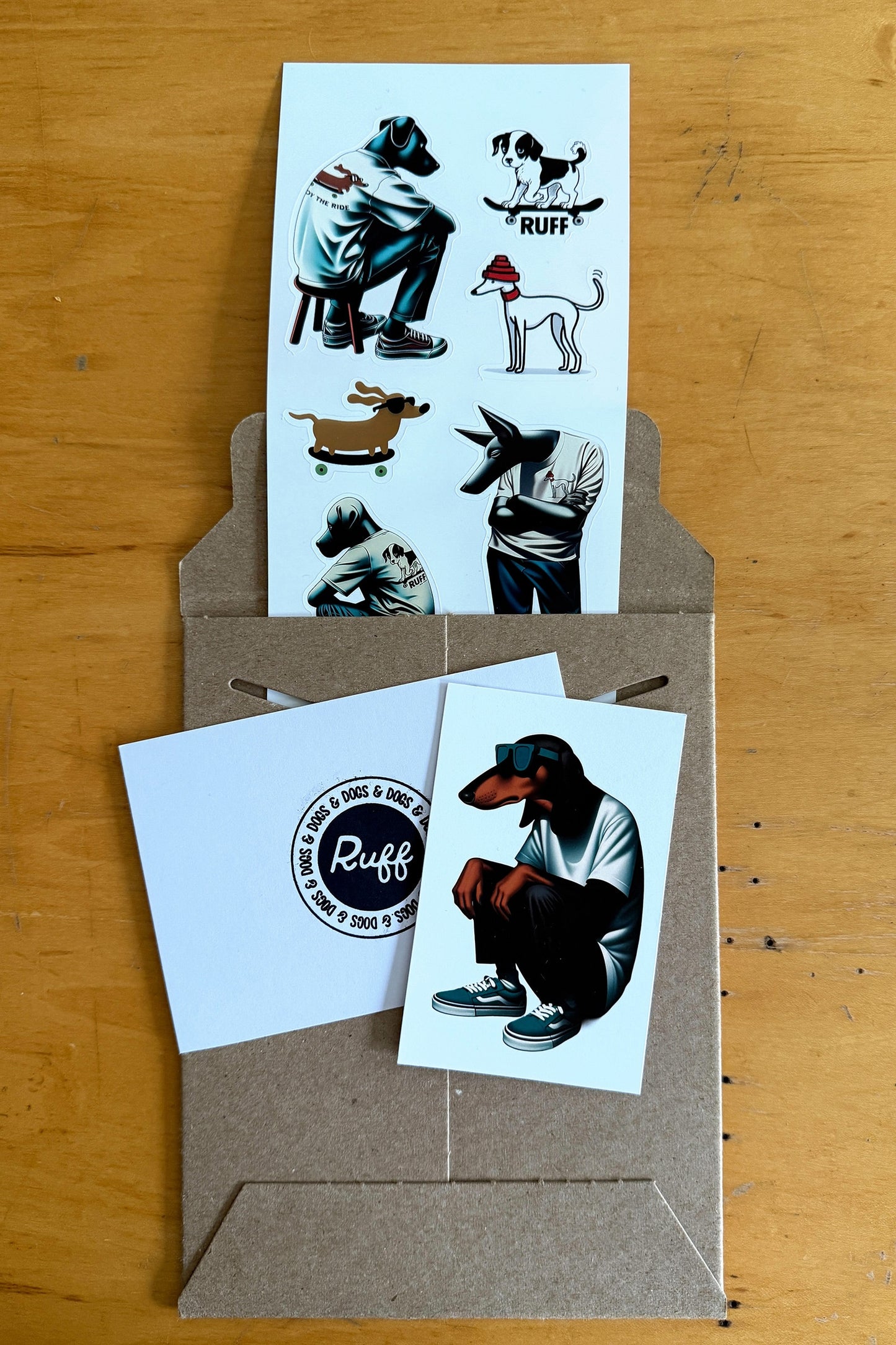 RUFF & Friends Sticker Club – Monthly Snail Mail for Dog People