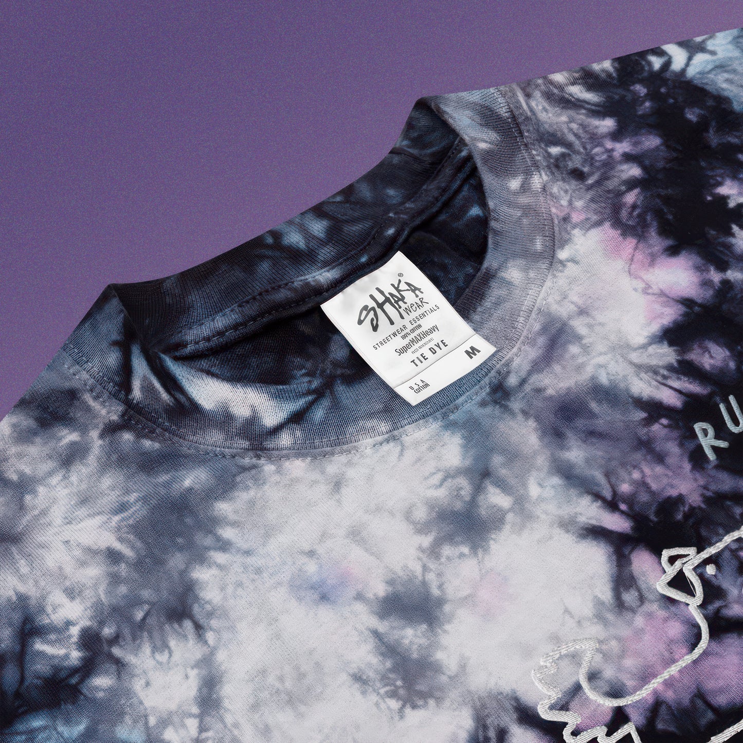 Cosmic Doggo Oversized Heavyweight Tie-Dye Tee