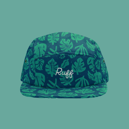 Tropical Block Print Hat