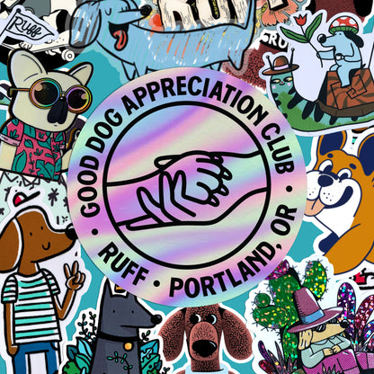 RUFF & Friends Sticker Club – Monthly Snail Mail for Dog People