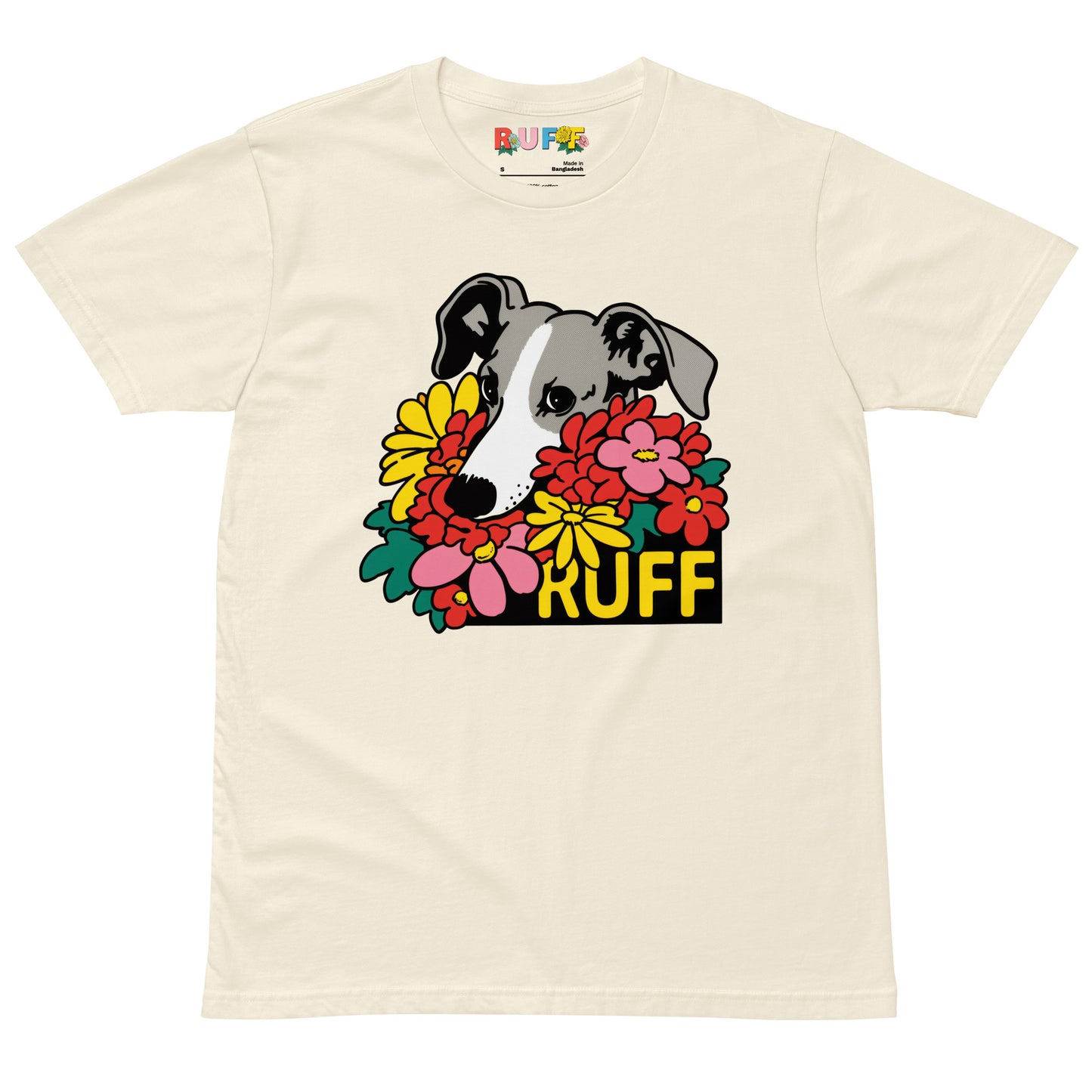 Ruff in Bloom: Greyhound, Whippet, Italian Greyhound, Sighthound Tee