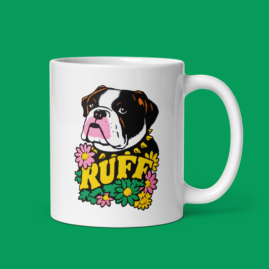 Ruff in Bloom: Boxer Mug