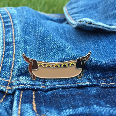 Hot Dogs Pin